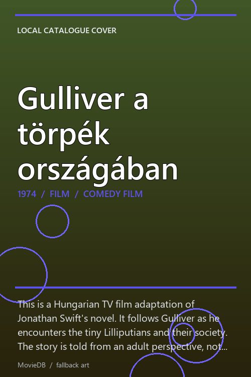 Gulliver a törpék országában poster