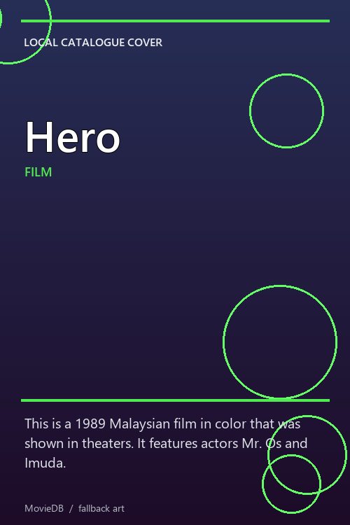 Hero poster