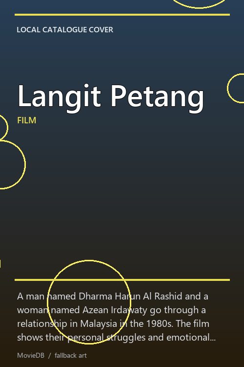 Langit Petang poster