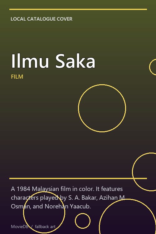 Ilmu Saka poster