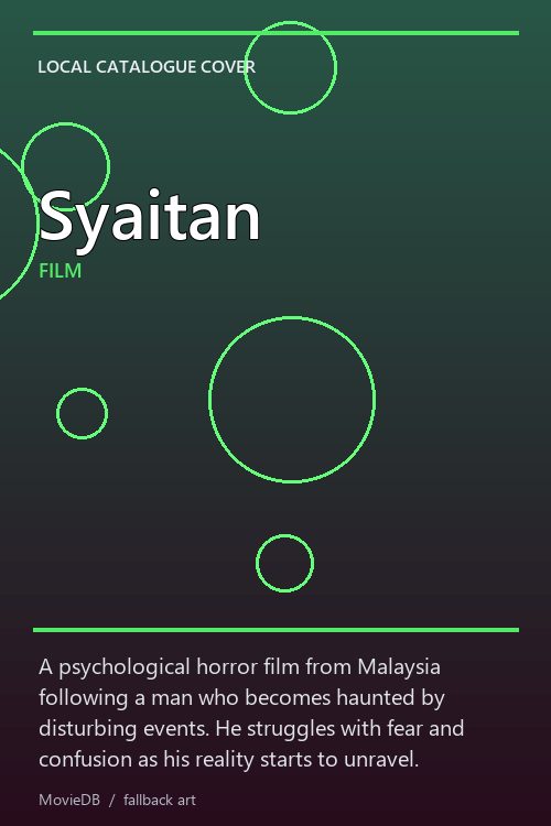 Syaitan poster