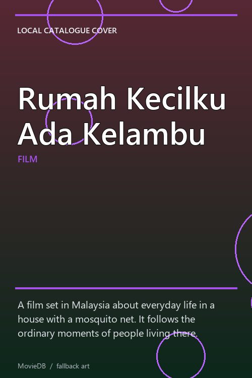 Rumah Kecilku Ada Kelambu poster