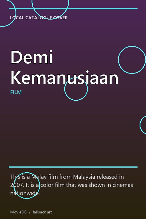 Demi Kemanusiaan poster