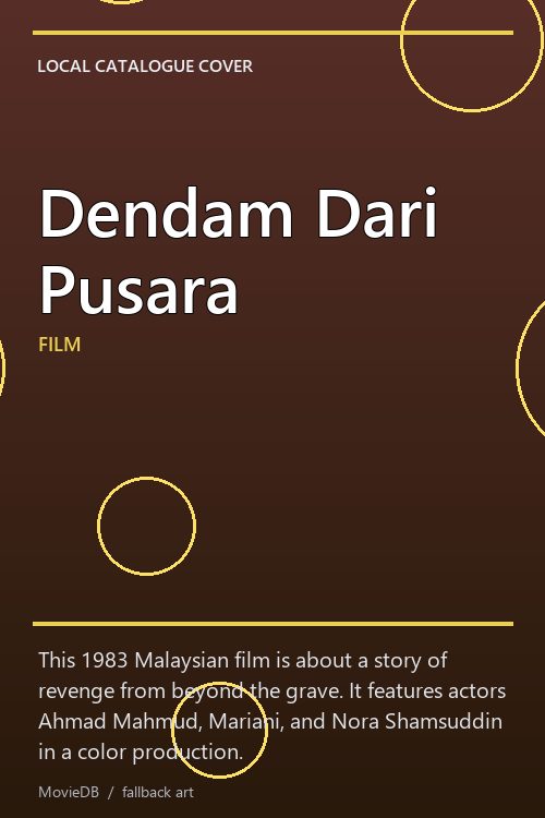 Dendam Dari Pusara poster