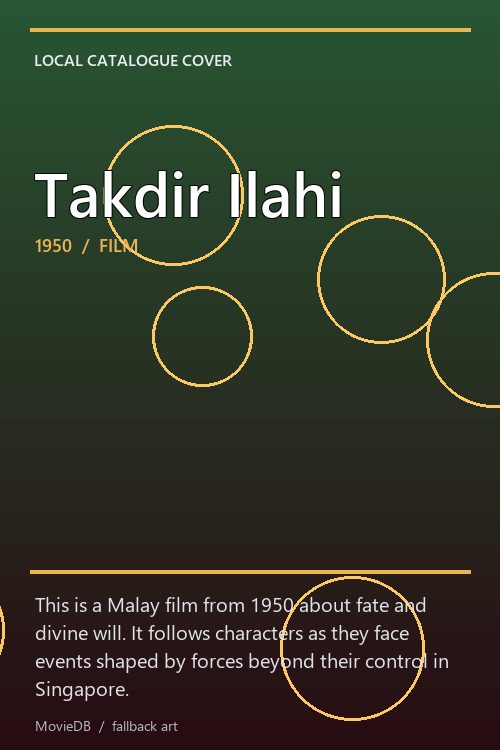 Takdir Ilahi poster