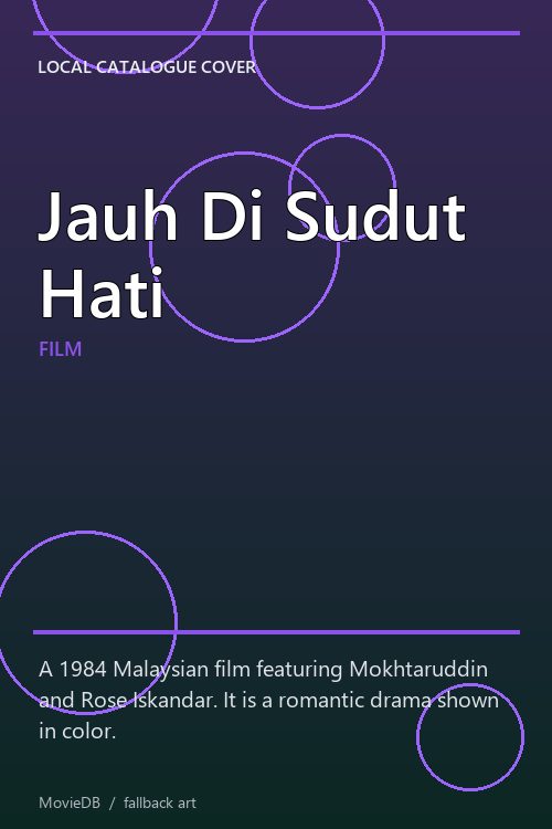 Jauh Di Sudut Hati poster