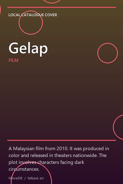 Gelap poster