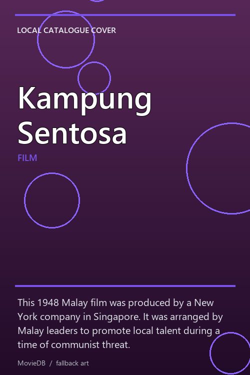 Kampung Sentosa poster