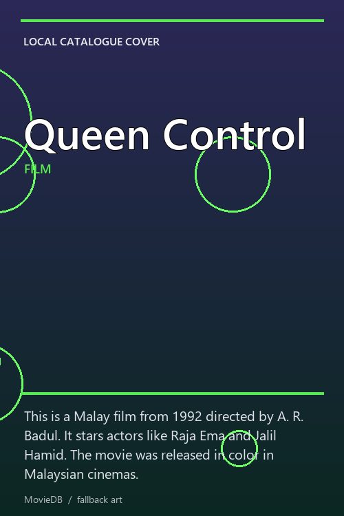 Queen Control poster
