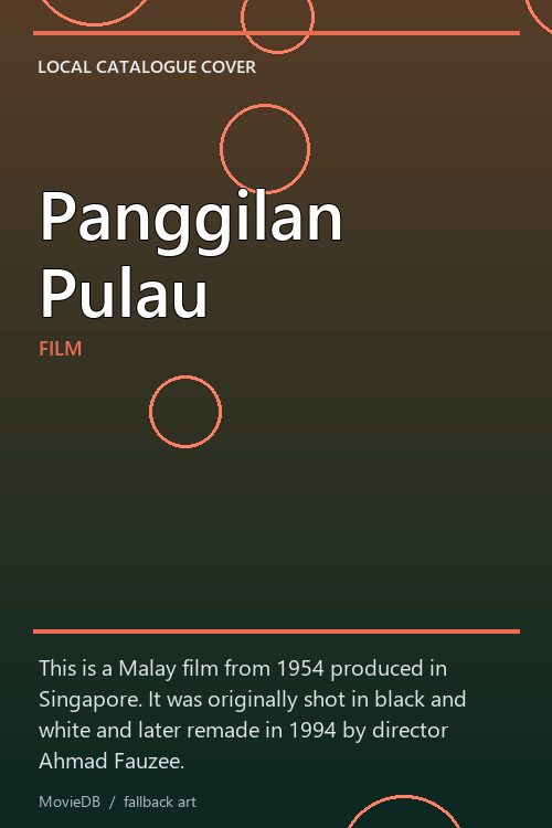 Panggilan Pulau poster