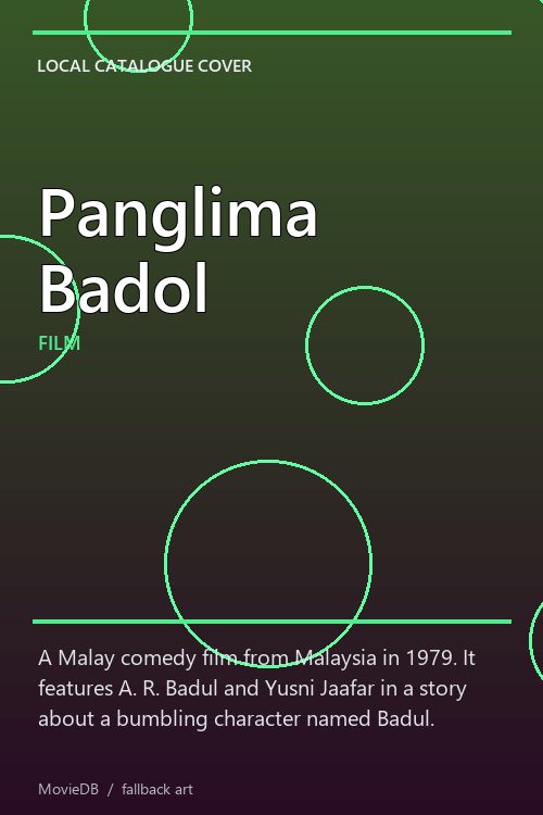 Panglima Badol poster