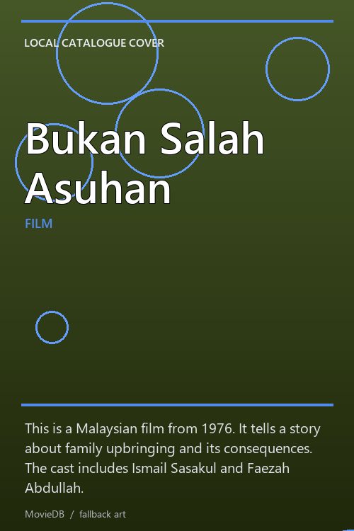Bukan Salah Asuhan poster