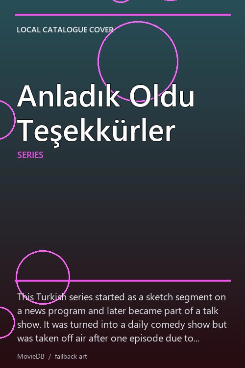 Anladık Oldu Teşekkürler poster