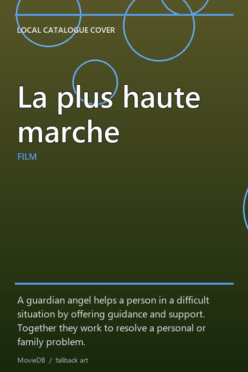 La plus haute marche poster