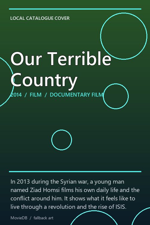 Our Terrible Country poster
