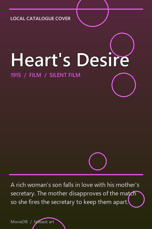 Heart's Desire poster