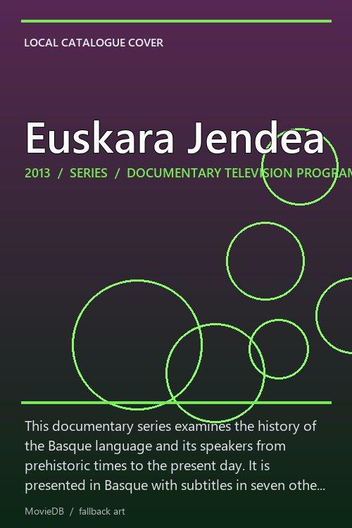 Euskara Jendea poster