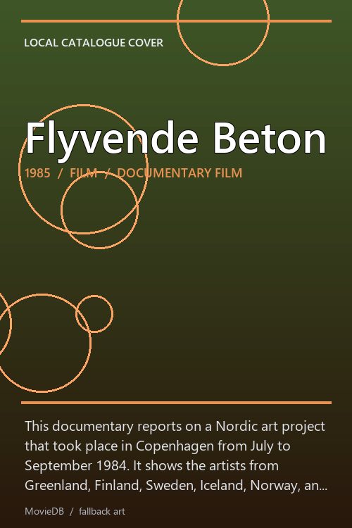 Flyvende Beton poster