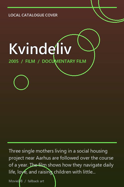 Kvindeliv poster