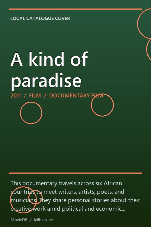 A kind of paradise poster