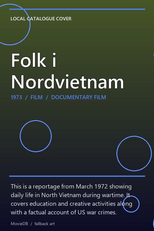 Folk i Nordvietnam poster