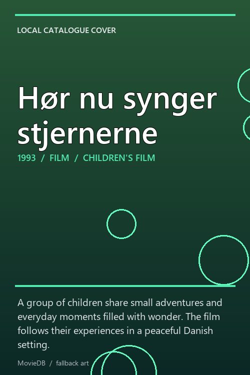 Hør nu synger stjernerne poster