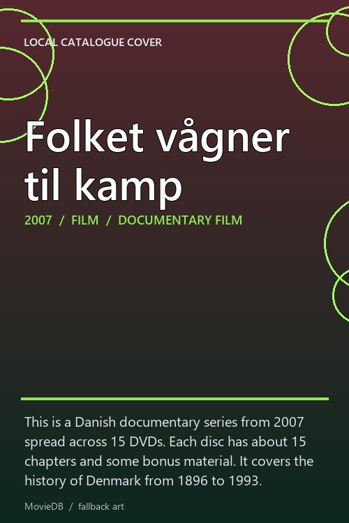 Folket vågner til kamp poster