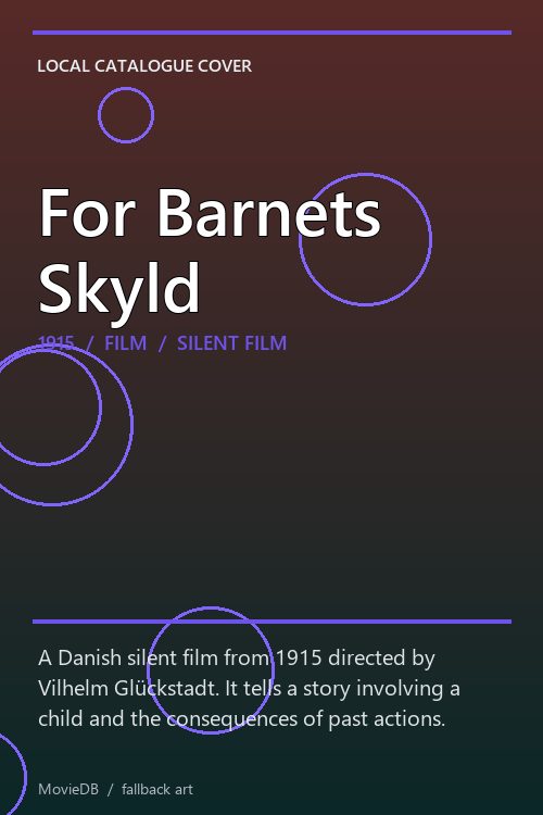 For Barnets Skyld poster