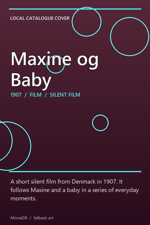 Maxine og Baby poster
