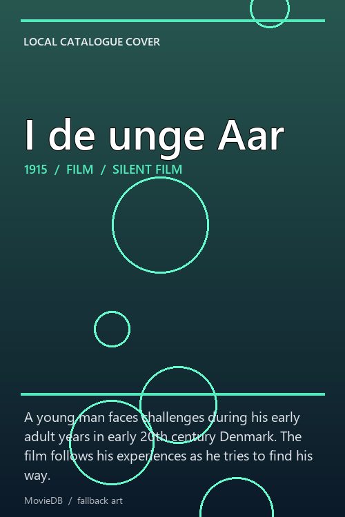 I de unge Aar poster