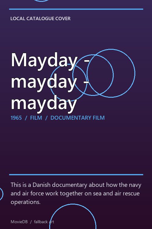 Mayday - mayday - mayday poster
