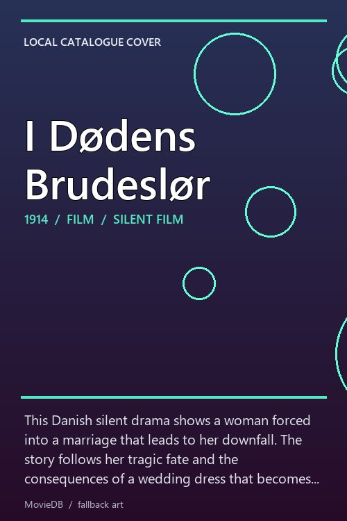 I Dødens Brudeslør poster