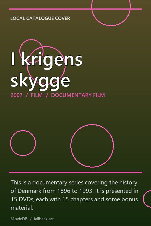 I krigens skygge poster