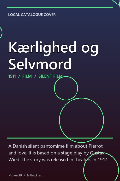 Kærlighed og Selvmord poster