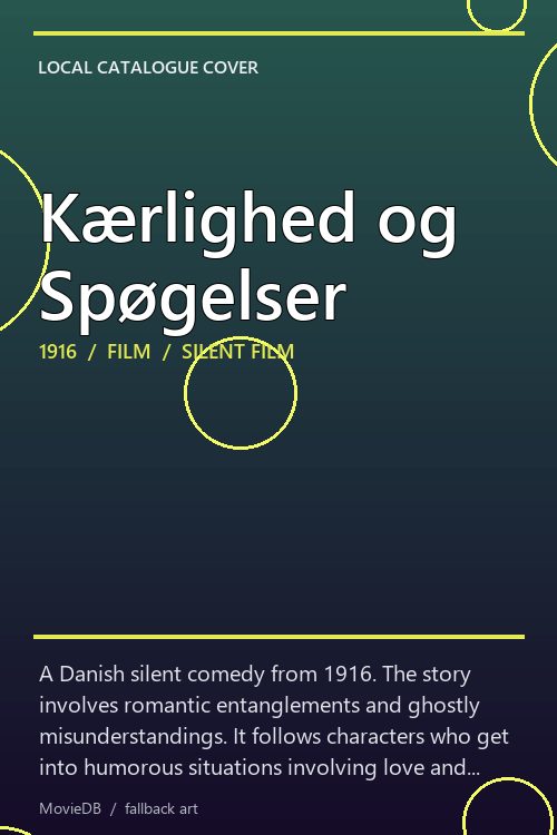 Kærlighed og Spøgelser poster