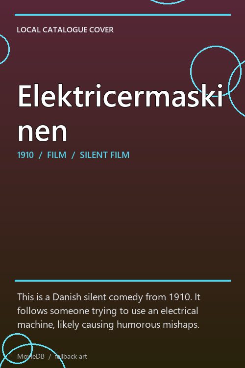 Elektricermaskinen poster