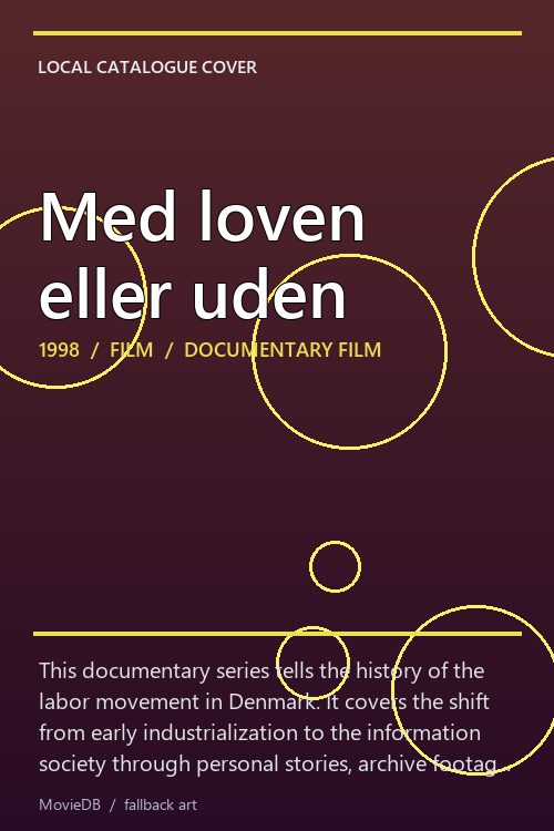 Med loven eller uden poster