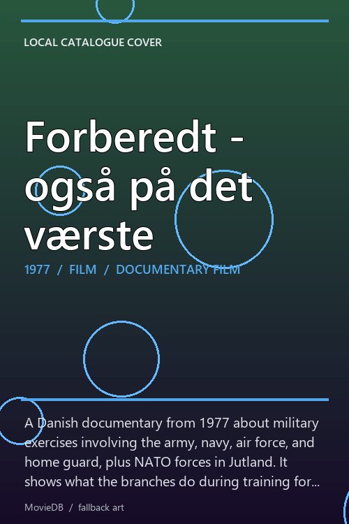 Forberedt - også på det værste poster