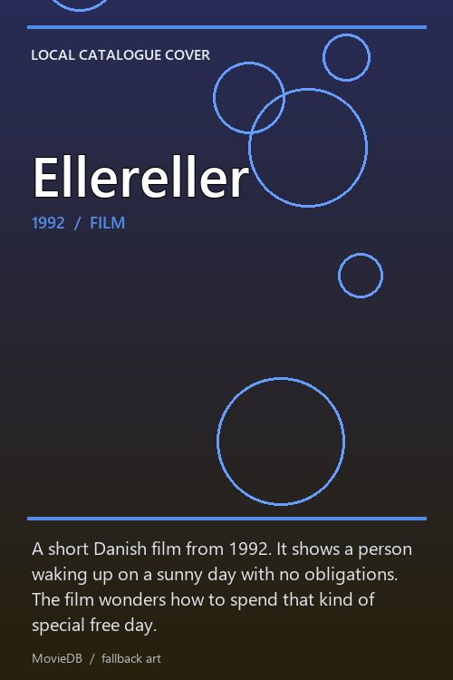 Ellereller poster