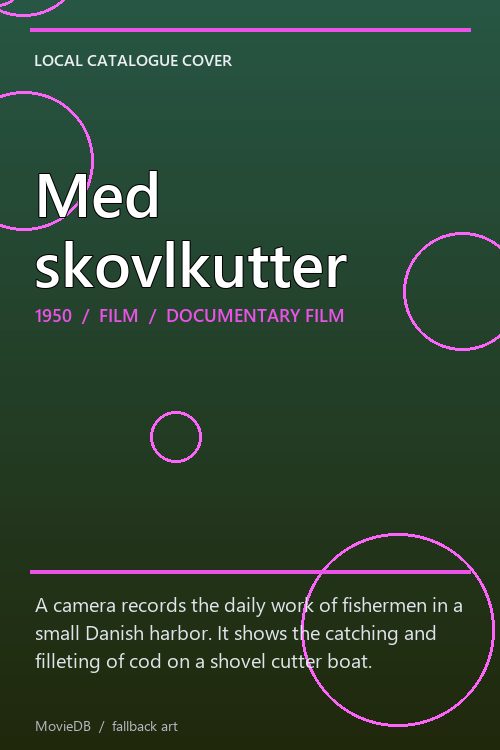 Med skovlkutter poster