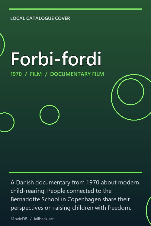 Forbi-fordi poster