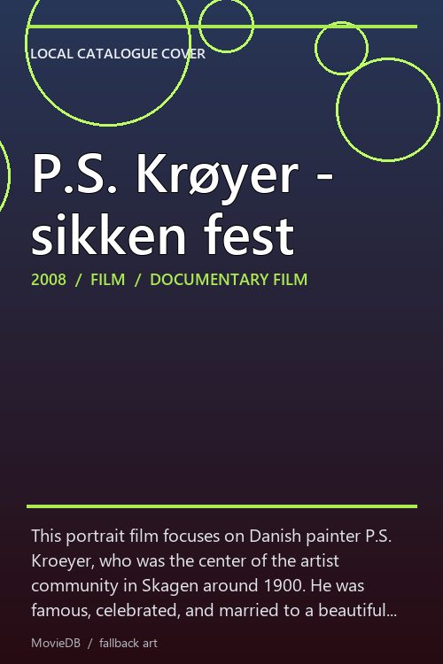 P.S. Krøyer - sikken fest poster