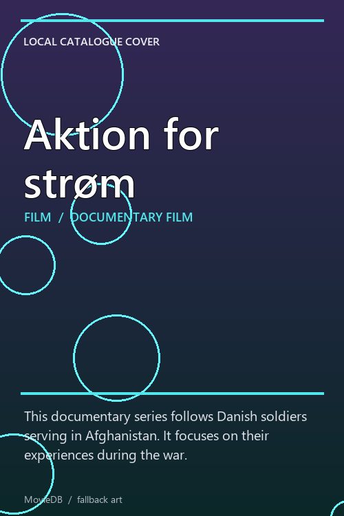 Aktion for strøm poster