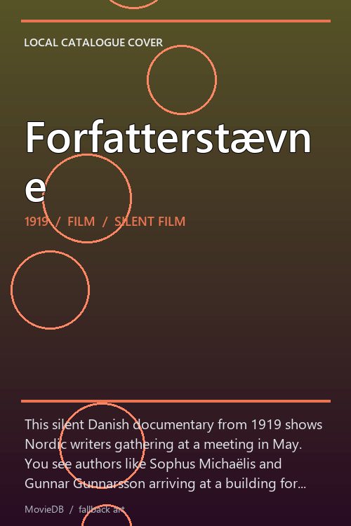 Forfatterstævne poster