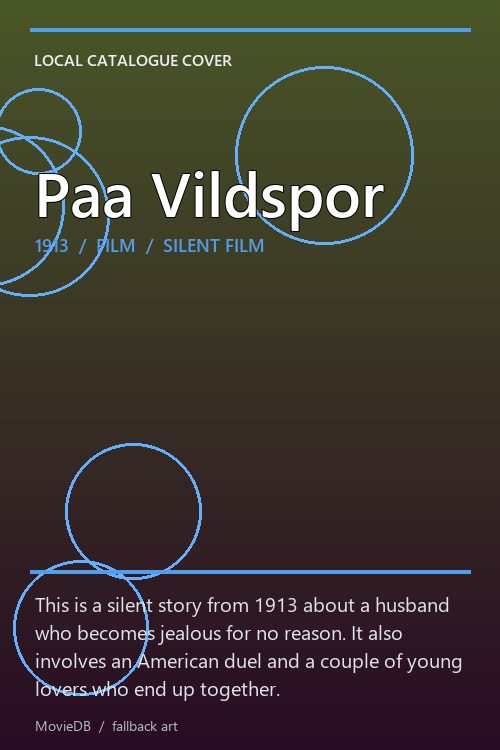 Paa Vildspor poster