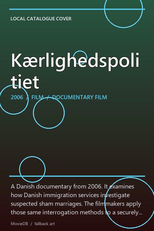 Kærlighedspolitiet poster