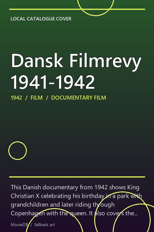 Dansk Filmrevy 1941-1942 poster