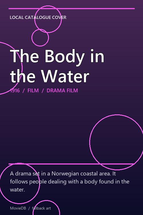 The Body in the Water poster