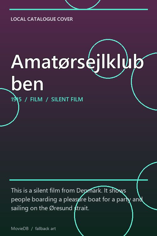 Amatørsejlklubben poster