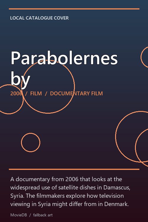 Parabolernes by poster